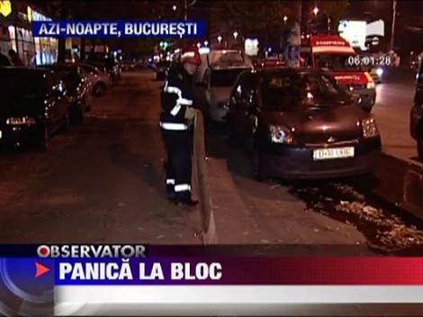 Panica din cauza unui incendiu