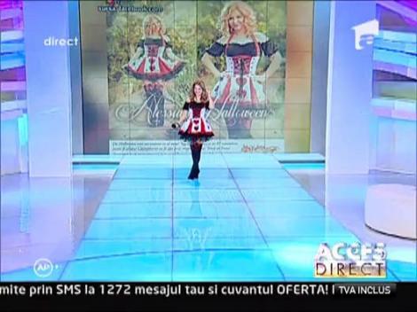 Alessia le ofera fanilor un costum de Halloween