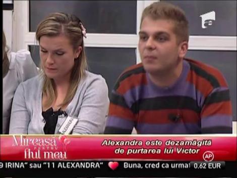 Alexandra are indoieli in privinta lui Victor!