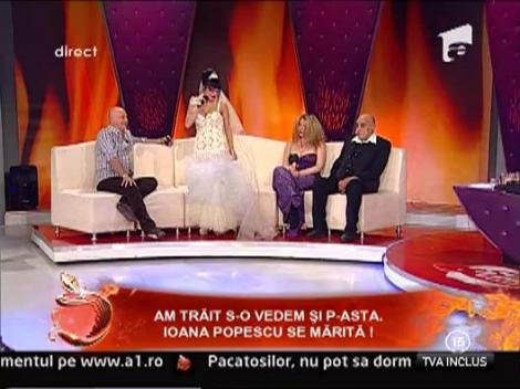 Uite-o pe Ioana Popescu in rochie de mireasa