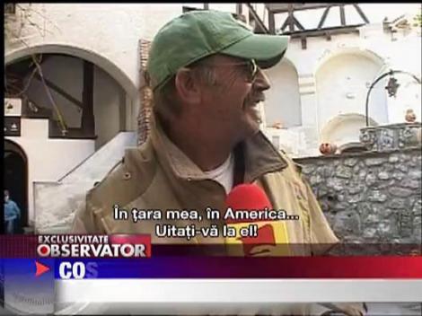 Kevin Costner a facut o vizita surpriza la Castelul Bran