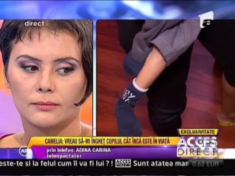 Emotionant! Carina, o telespectatoare, o incurajeaza pe Camelia