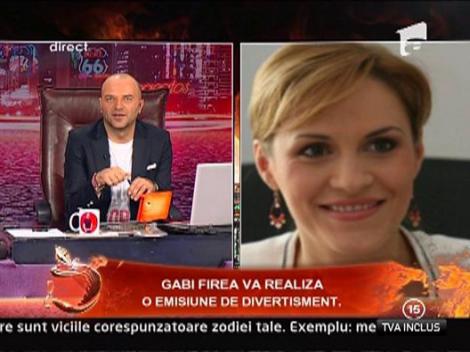 Gabi Firea va realiza o emisiune de divertisment