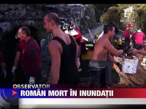 Roman mort in inundatiile din Italia