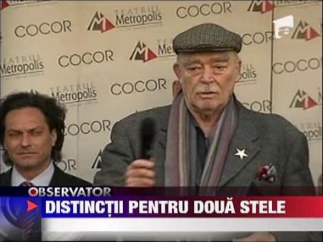 Draga Olteanu Matei si Mircea Albulescu, stele pe Aleea Celebritatilor