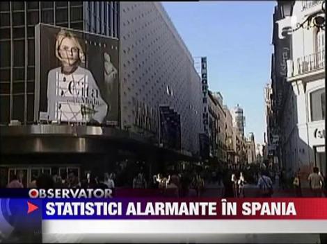 Statistici alarmante in Spania