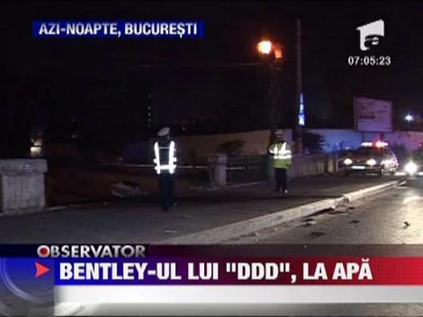 Masina lui Dan Diaconescu a ajuns in raul Dambovita