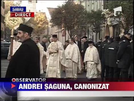 Traian Basescu, prezent la slujba de canonizare a lui Andrei Saguna