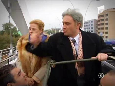 Ceausescu in vizita de lucru