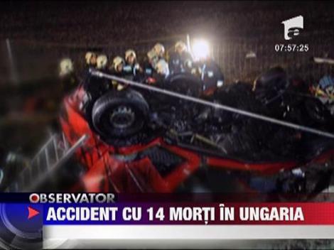 14 romani au murit in Ungaria intr-un accident auto