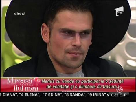 Marius a mers cu Sanda la echitatie
