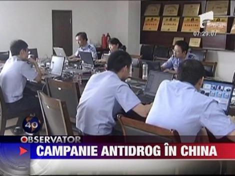 Campanie antidrog in China