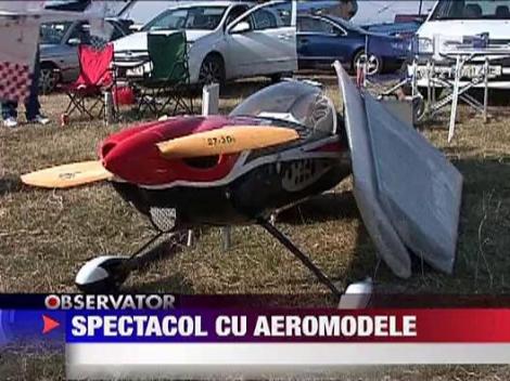 Spectacol cu aeromodele la Pitesti