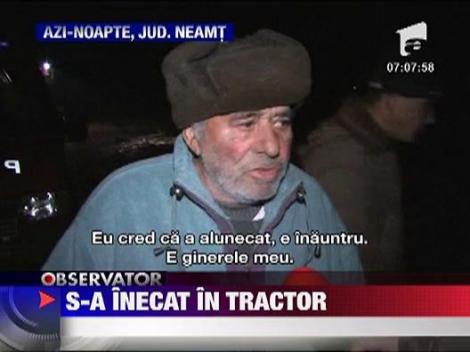 S-a inecat in tractor