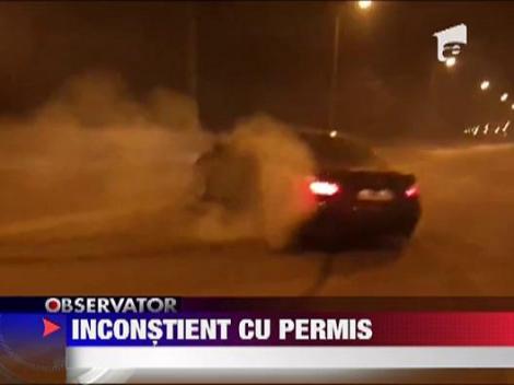 Raliu in mijlocul orasului