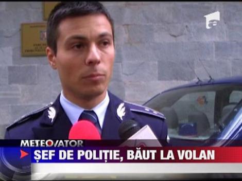 Sef de politie prins beat la volan