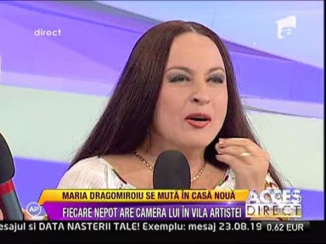 Maria Dragomiroiu se muta in casa noua