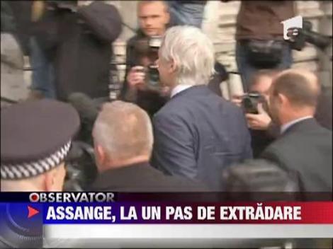 Assange ar putea ajunge in Suedia