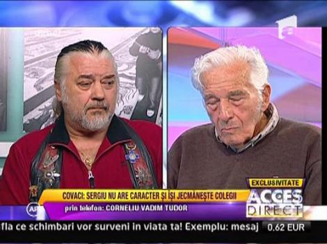 Vadim Tudor sare in apararea lui Sergiu Nicolaescu