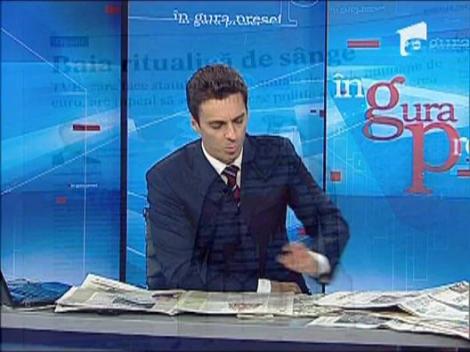 Mircea Badea citeste un articol scris de Victor Ciutacu