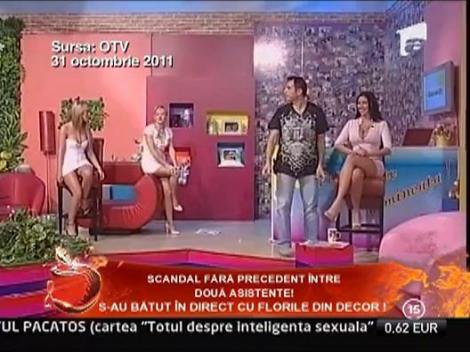 Raluca Podea si Andreea Podarescu s-au luat la bataie in direct!