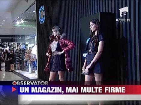 Un magazin, mai multe firme