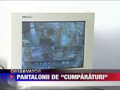 Pantaloni facuti pentru furat