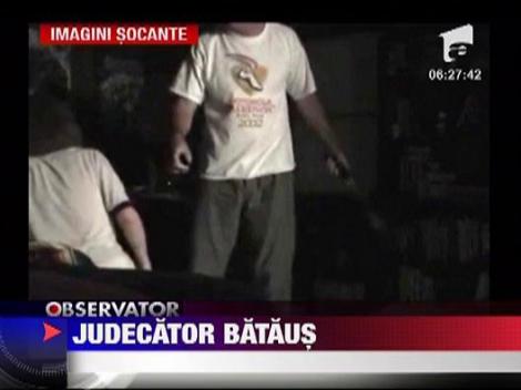 IMAGINI SOCANTE! / Un judecator bataus