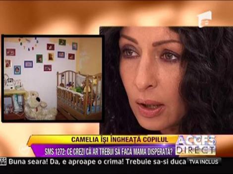 Mihaela Radulescu o incurajeaza pe Camelia