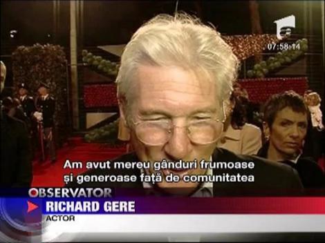 Richard Gere a primit un premiu pentru intreaga activitate la festivalul de film de la Roma