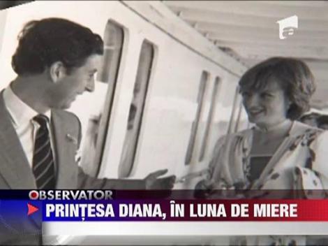 Printesa Diana, in luna de miere