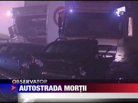 Scene de groaza pe o autostrada din Marea Britanie