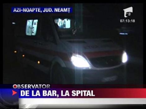 Un sofer beat la volan a intrat cu masina intr-un stalp de beton