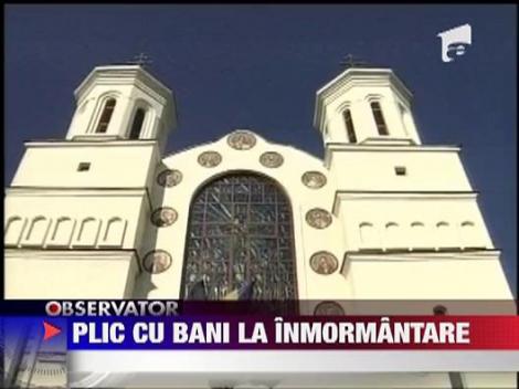 Plic cu bani la inmormantare