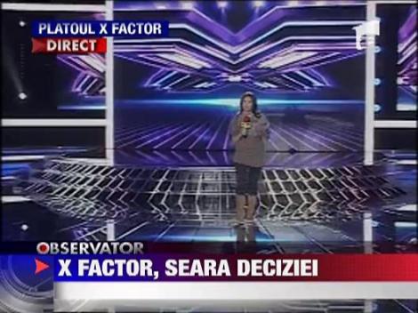 X Factor, seara emotiilor