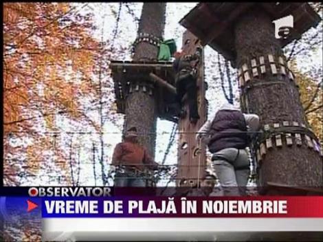 Vreme de plaja in noiembrie