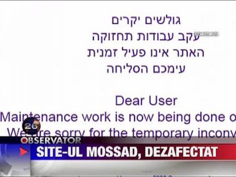 Site-ul Mossadului, dezafectat
