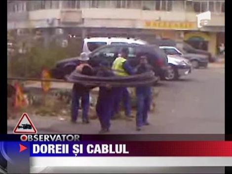 Cablul care invarte patru "mesteri"