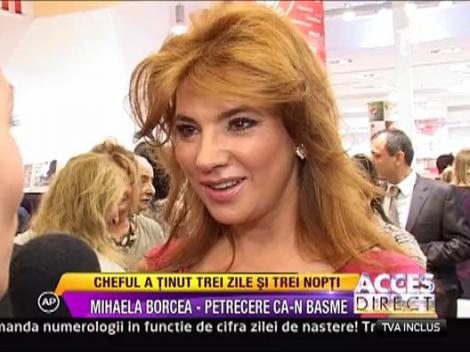 Mihaela Borcea a petrecut ca in basme