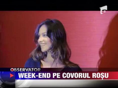 Weekend pe covorul rosu pentru Leonardo di Caprio si Madalina Ghenea