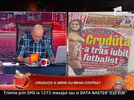 Becali: "Crudutza l-a paradit pe Costea. Nu mai joaca nimic de cand sunt impreuna"