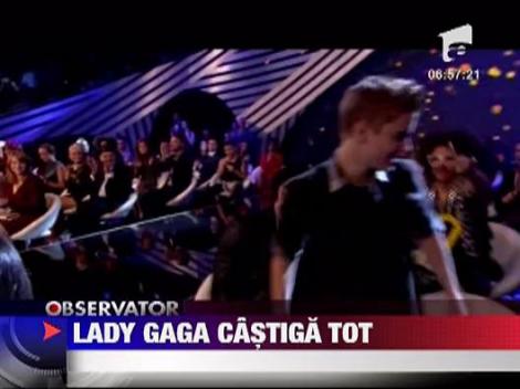 Lady Gaga, marea castigatoare de la premiile MTV
