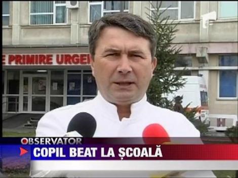 Copil beat la scoala
