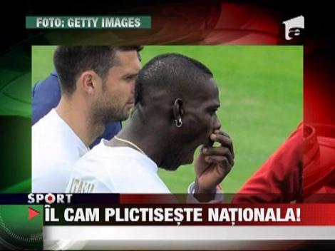 Ballotelli, plictisit de nationala