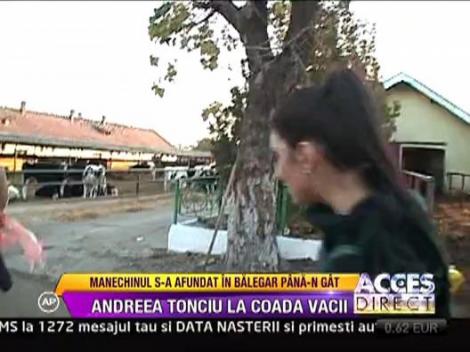 Andreea Tonciu asista la dezvirginatul unei vaci!