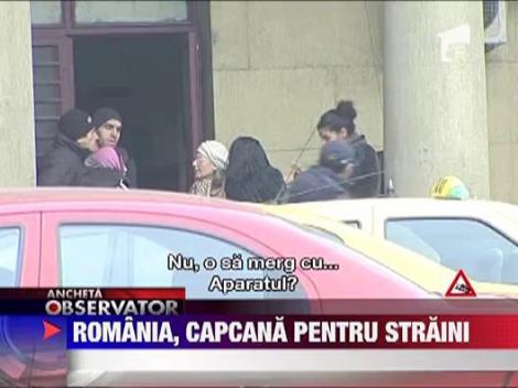Turisti atrasi in capcana in Bucuresti