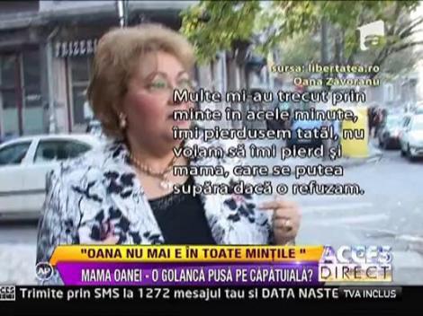 Partea a doua a scrisorii cu acuzatiile Oanei catre mama sa
