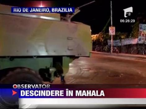 Descindere armata in mahala