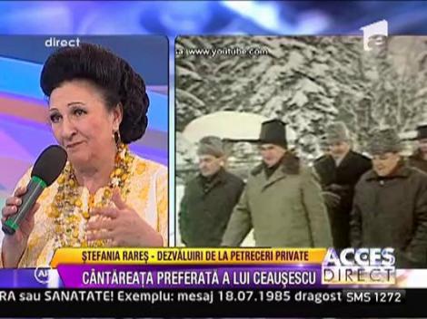 Stefania Rares: Dezvaluiri de la perecerile private ale lui Nicolae Ceausescu