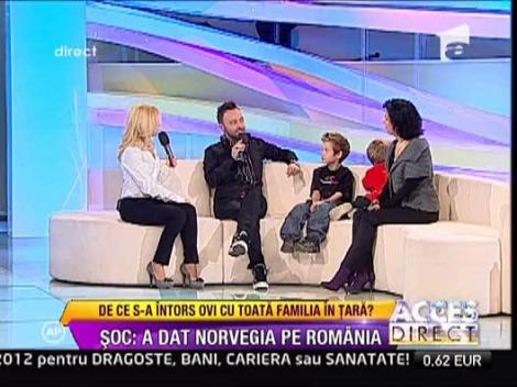 Ovi s-a intors din nou in Romania